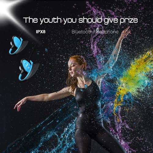 Sxhlseller IPX8 Waterproof Bluetooth Headphones for Swimming, Noise-Cancelling Sport Earbuds with Bluetooth 5.0 - Image 2