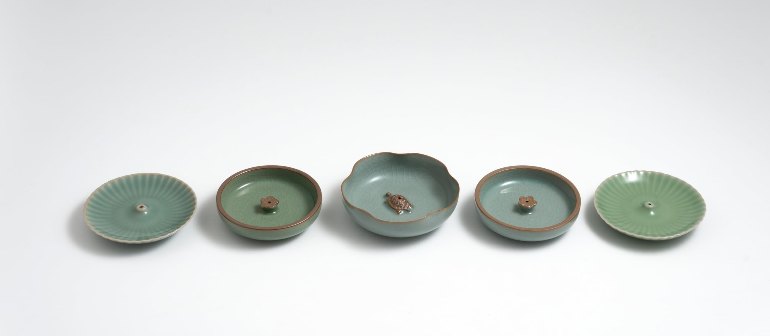 Quemador de incienso de porcelana para meditación zen en casa