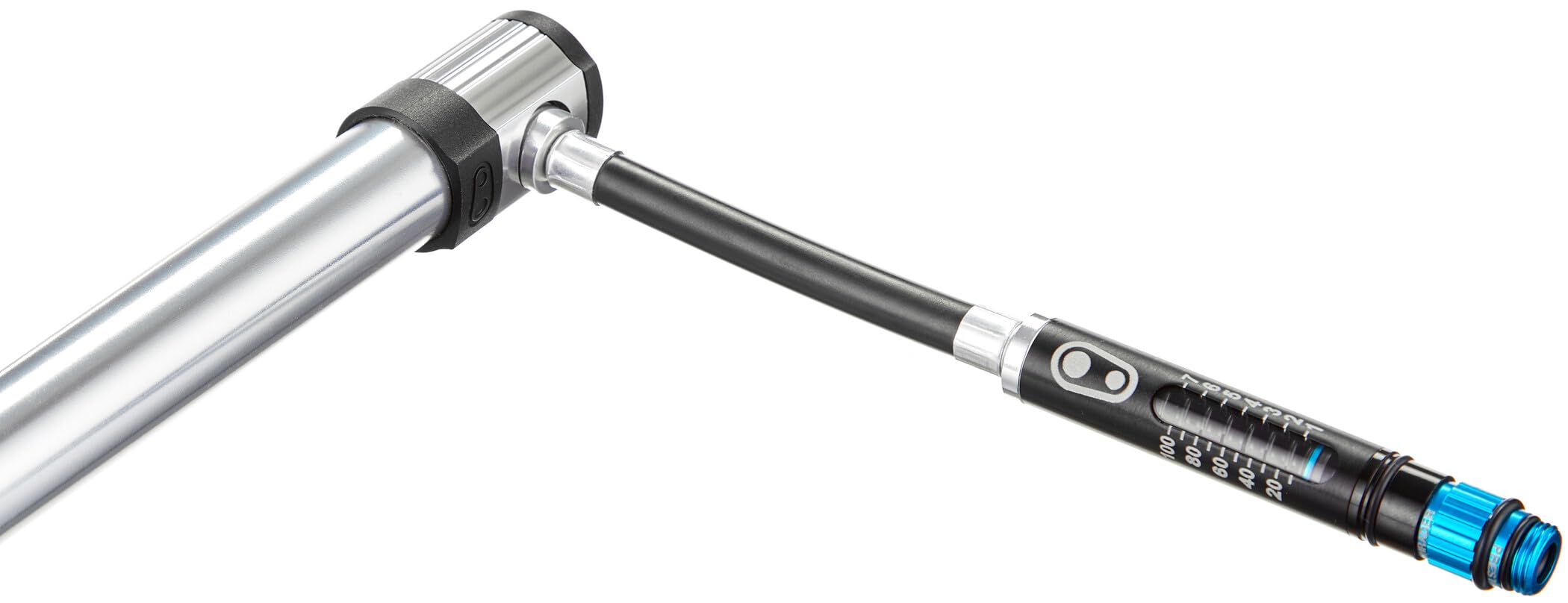 Crankbrothers Pompe Manuelle Klic HP 8,3 Bar Argenté
