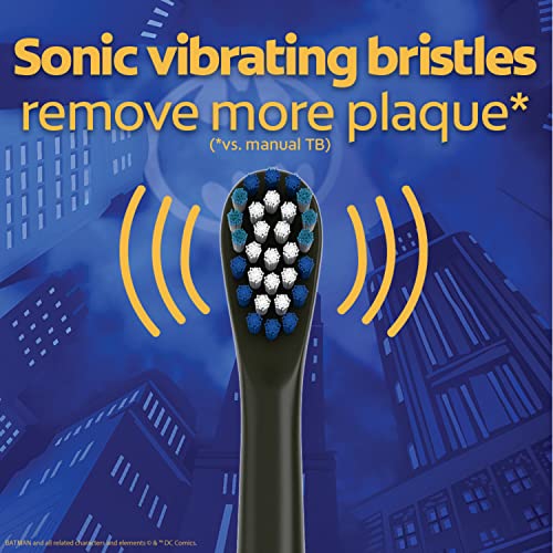 Image of Colgate Kids Battery Powered Toothbrush, Batman, Extra Soft Toothbrush, Ages 3 and Up, 2 Pack, Colors May Vary