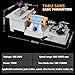 factildfulzhan Mini Table Saws Grinder Polishing Machine for Woodworking, Jade Carving, and DIY Crafts, 0-10000r/Min, Cutting, Grinding, Engraving, Drilling Multi-Purpose Tool,Jadekit