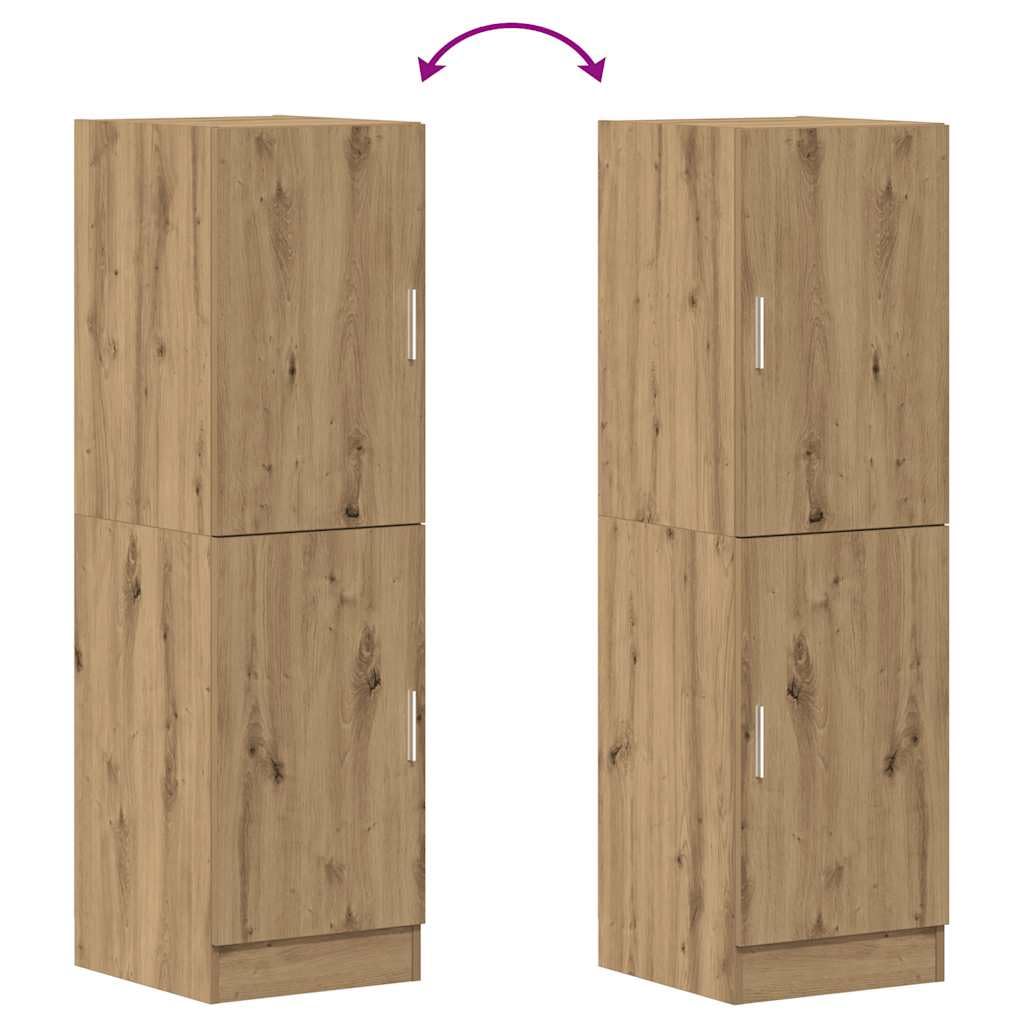 vidaXL Armoire de Cuisine chêne Artisanal 38x41,5x131,5 cm, Armoire, Armoire de Garde-Manger de Cuisine, Armoire de Buffet de Cuisine