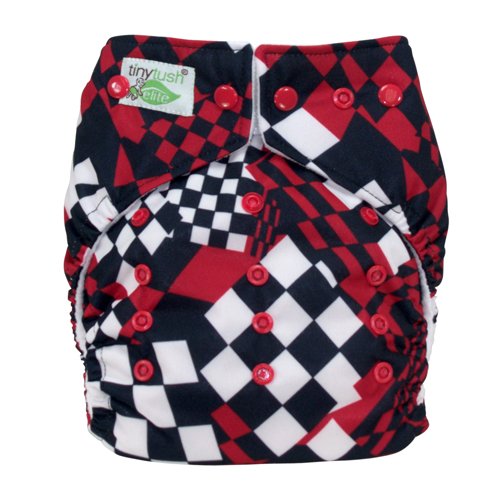 Tiny Tush Elite 2.0 Baby Diaper, Derby, OneSize Clothing