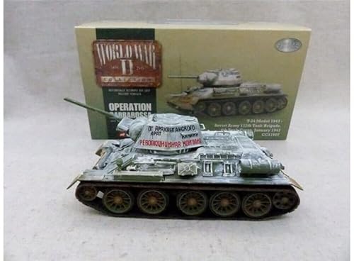 Corgi T-34 Model 1943 Soviet Army 112Th Tank Brigade, 6Th Tank Corps, January 1943 Limited Edition 1/50 Diecast Tank Pre-Built Model #TOP1