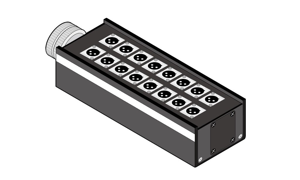付属品付きカナレコネクタボックス P】 カナレ電気 CANARE 16J12F12 コネクタボックス パラパラ