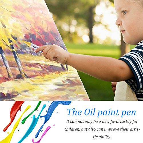 Bulyroki CH181029 3 Pack Tire Paint Pen Marker Lettering Permanent Waterproof Ink thumb #6