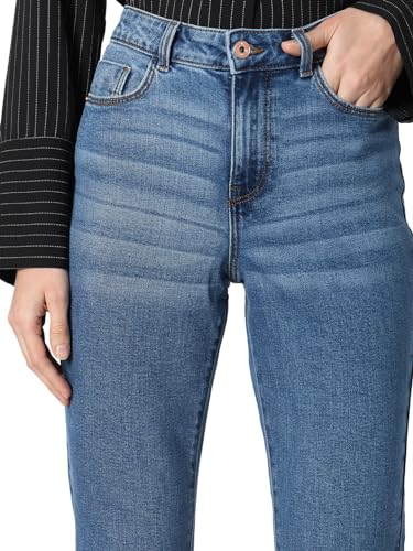 Image of VERO MODA Women's Relaxed Fit High Rise Jeans
