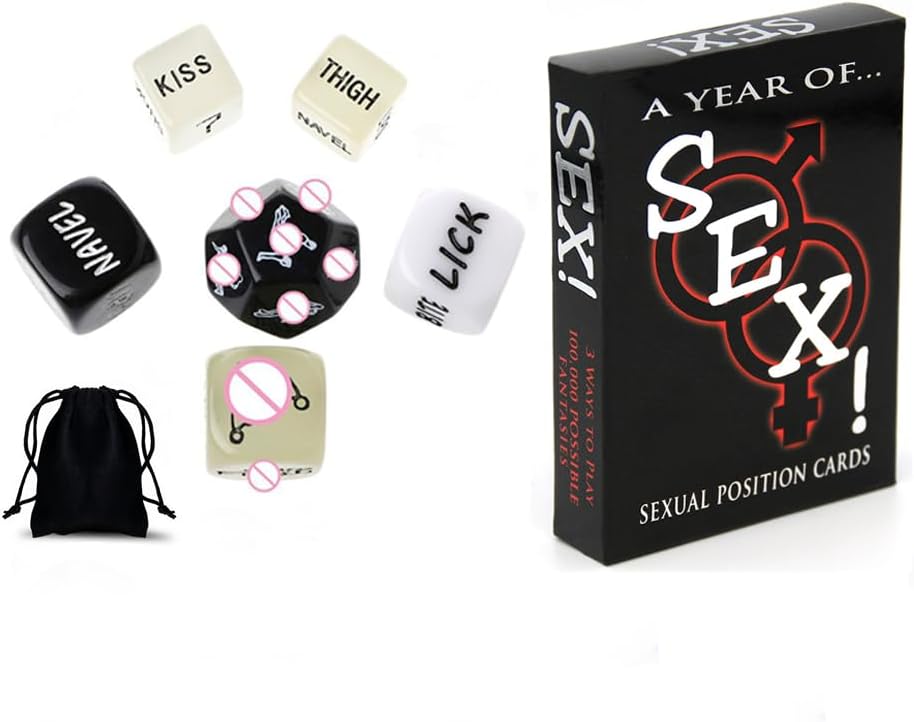 Amazon.com: Atdheili Sexual Positions Tabletop Game Card Deck 50 & 6