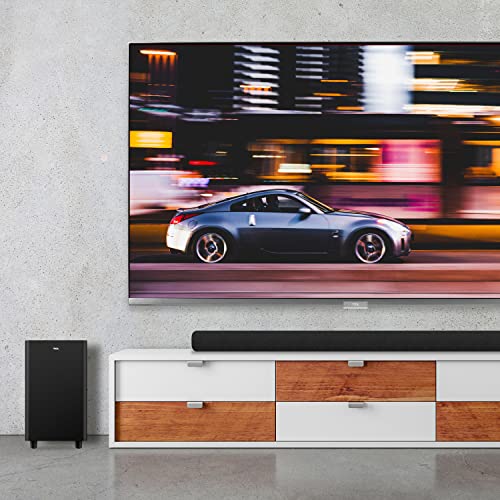 TCL Alto 8 Plus 3.1.2 Channel Dolby Atmos Smart Sound Bar with Wireless Subwoofer, WiFi, Works w/Alexa, Google Assistant & Apple Airplay 2, Bluetooth – TS8132, 39-inch, Black - Image 3