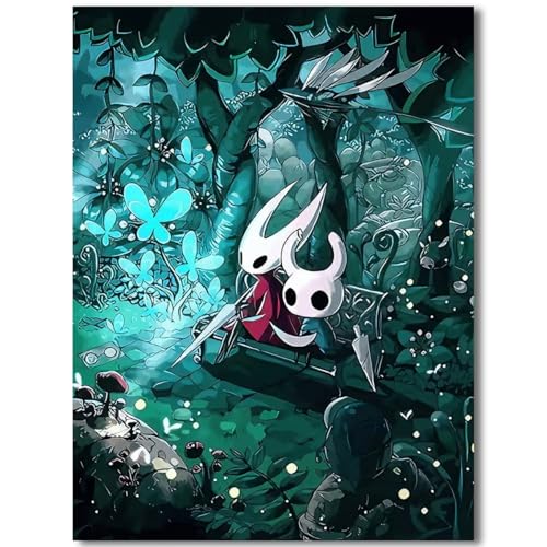 LPAIWXY Hollow Game Movie Knight Poster For Fans Kids Room Bedroom Wall Decor-Hollow Game Movie Knight Posters Canvas Prints Picture For Teen Boy Girls Gifts