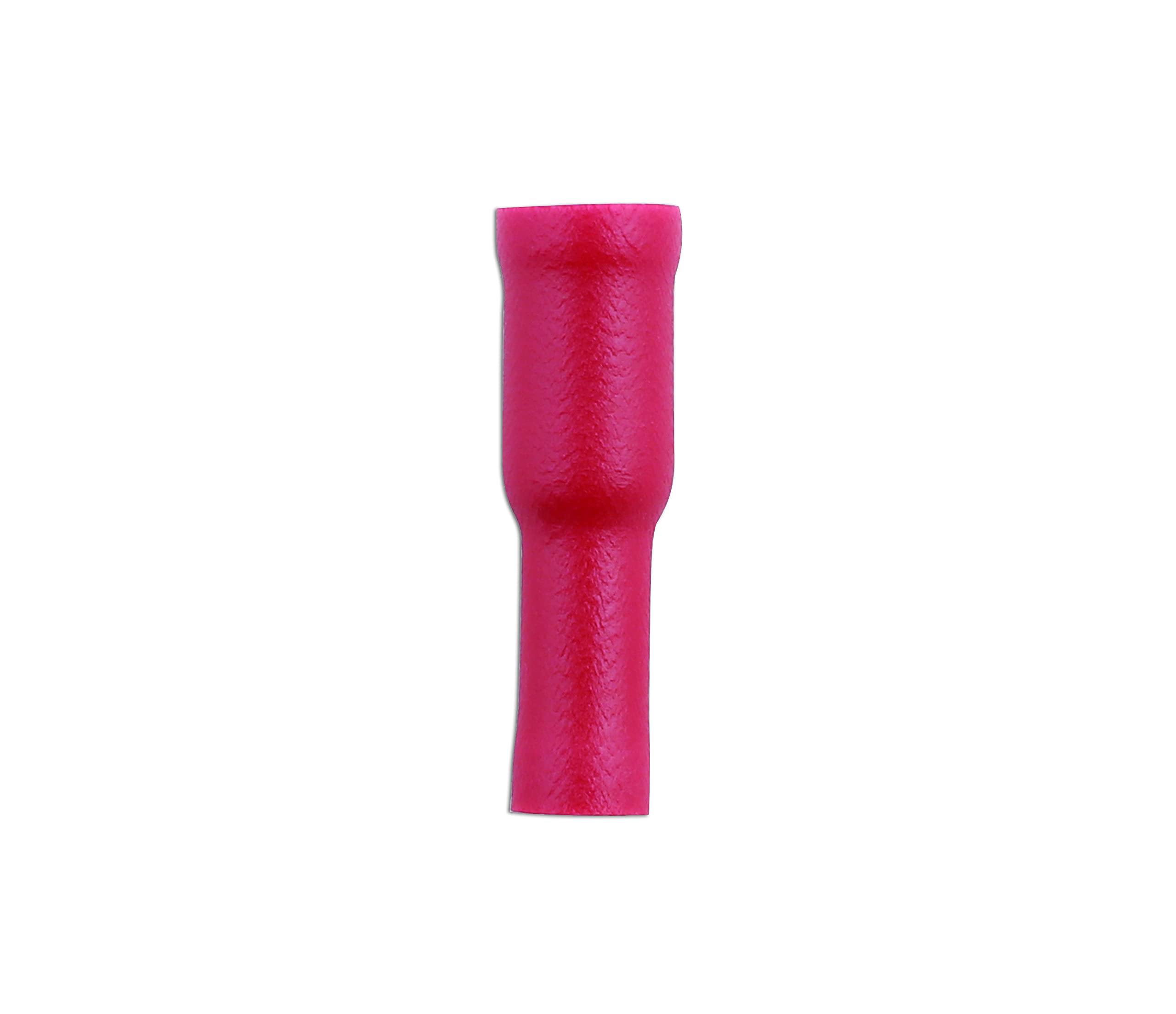 Connect Red Female Bullet Terminal 4mm 10pc 36870