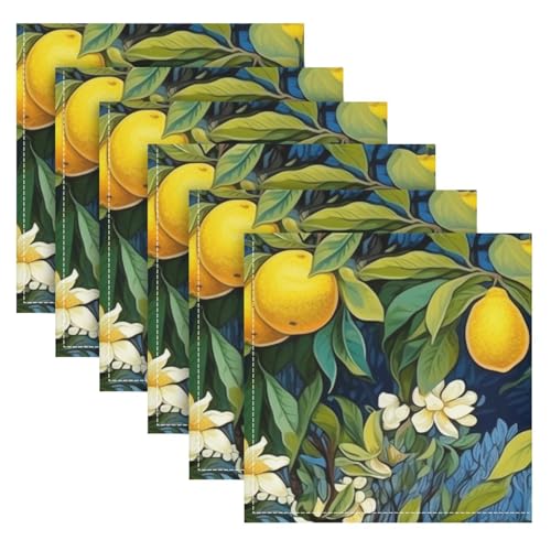 Servilletas de Tela Cuadradas 20 x 20 Pulgadas Pack x6 miniatura 6