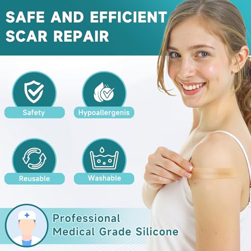 silicone scar sheets silicone scar tape16 x 120 roll-3m scar removal away strips for surgical scars keloid c-section burn et