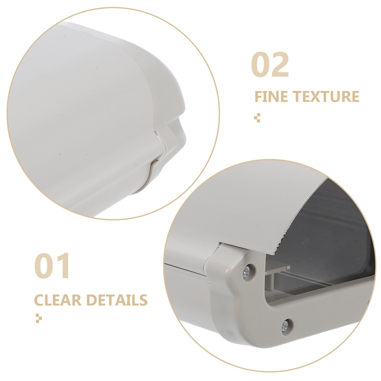 LABRIMP Boîtier Caméra Extérieur Alliage Aluminium Protection Solaire et Pluie Résistant Aux Intempéries pour Surveillance Sécurisée