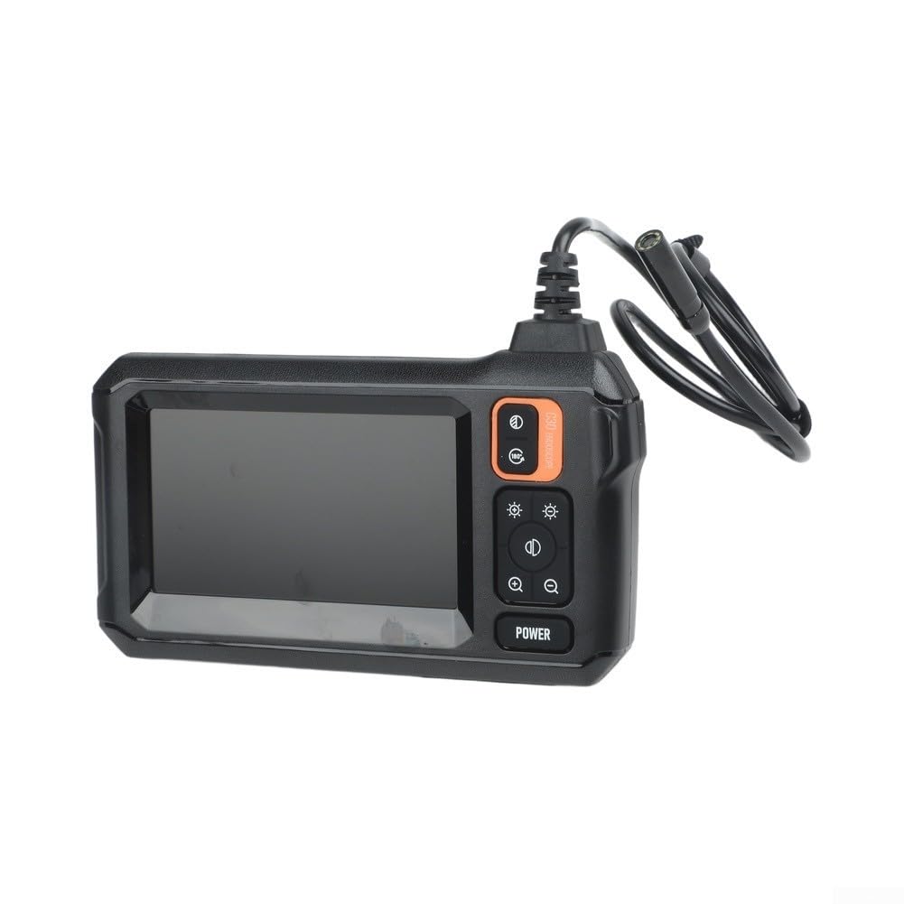 Industrie mit 4,3 Zoll IPS Display, 1080P Kamera & 8mm Objektiv, IP67 Wasserdicht mit 8 LEDs, 1m Kabel, 2000mAh für akku für Auto & Rohrinspektion