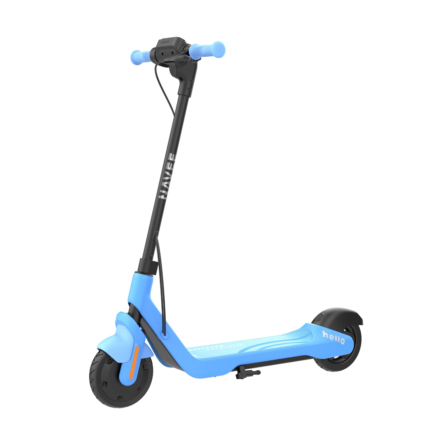 NAVEE K100 Patinete Eléctrico para Niños, Control Parental vía App | Autonomía de 14 km, 3 Modos de Velocidad 16 km/h, Luces RGB, Neumáticos Macizos de 7", para Niños de 6 a 10 Años