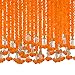 Krati Exports 5 Pc 5 feet Long Marigold Garland for Decoration Long Strands Artificial Marigold Flowers | Indian Décor for Pooja | Wedding | Christmas | Diwali Decor (Orange)