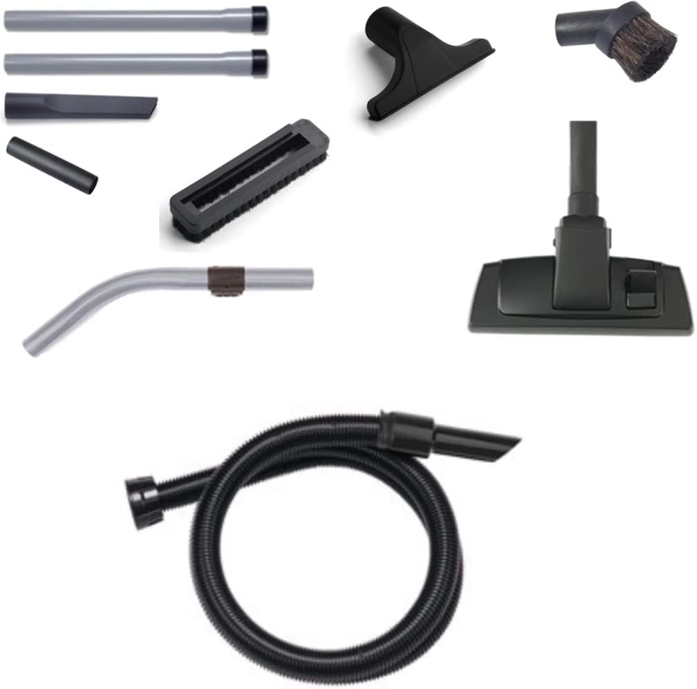 Electruepart Universal Numatic Henry Hoover Vacuum Cleaner Complete (1.8/ 32 mm) 9 Piece Tool Brush Kit For James, Basil, Charles, George, Hetty and Harry models. Tool Kit adaptors fitting James,