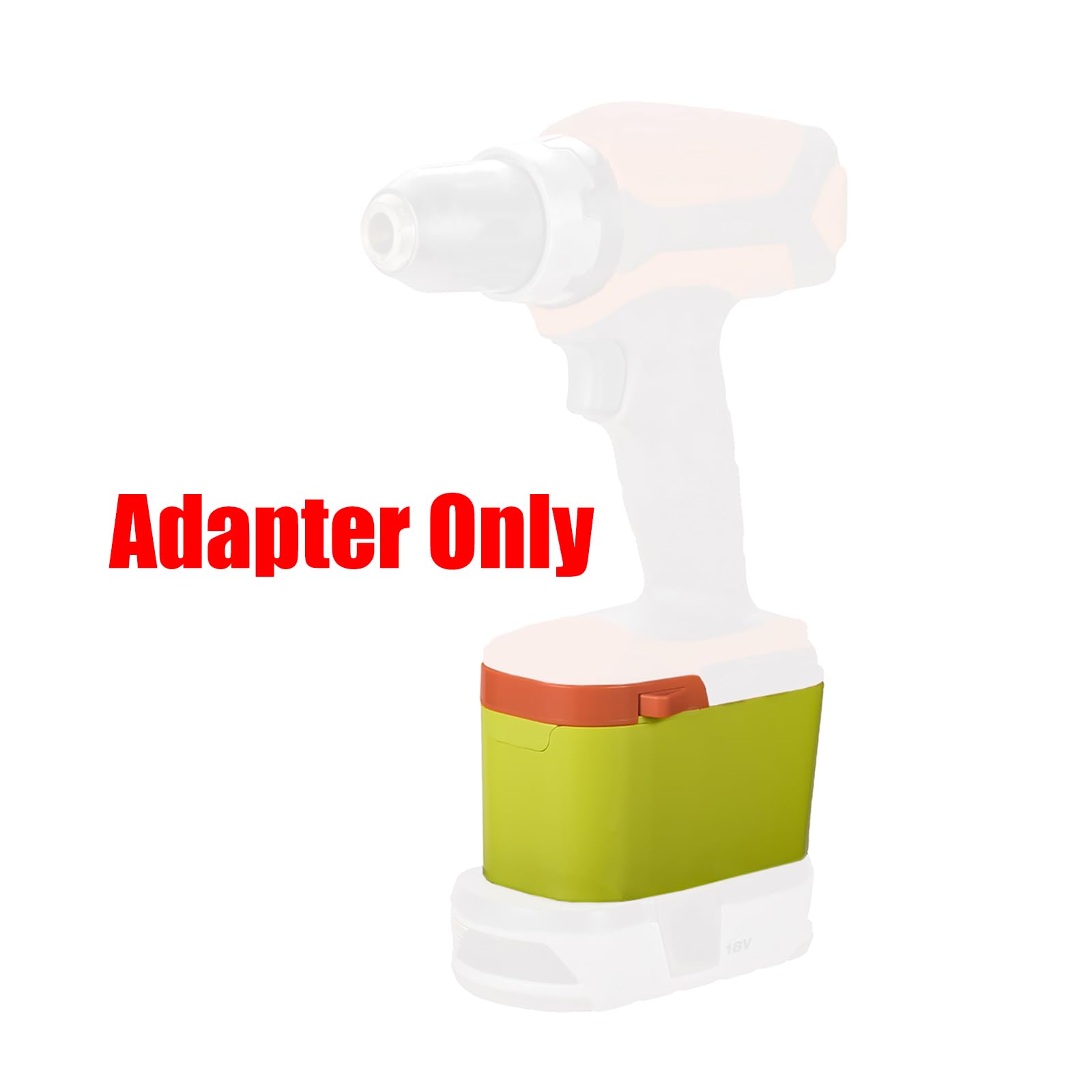 Adaptateur pour outils Ridgid 18 V vers batteries Ryobi 18 V (sans fonction de charge) – 1 adaptateur uniquement