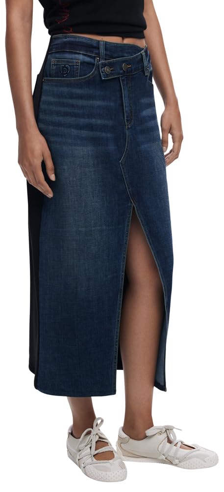 Desigual FAL_Twisted, 5053 Denim Medium WASH, S