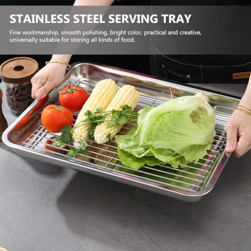 Bandeja para horno rectangular para asados en reuniones al aire libre 7