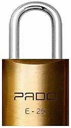 CADEADO SM LT-25MM, Pado, 51000027, Dourado