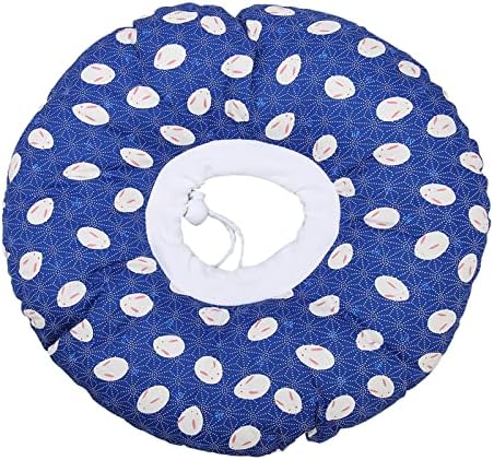 Ear Piercing Pillow for Side Sleepers, Soft Relief Ear Pressure Pillow with Hole 9. Inch Donut Pillow for Ear Support Neck Head Ear Guard Pillow for CNH, Ear Piercing Enthusiast (Blue)