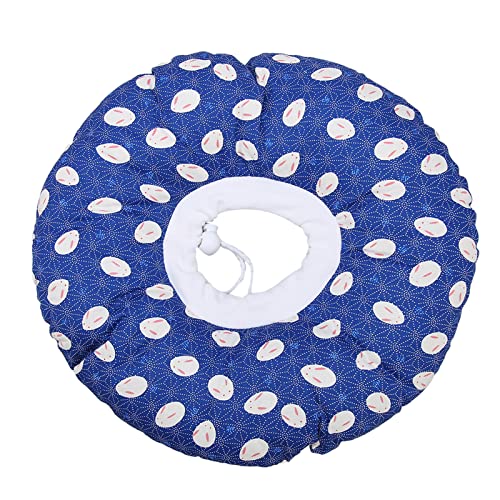 soobu Ear Piercing Pillow for Side Sleepers, Soft Relief Ear Pressure Pillow with Hole 9. Inch Donut Pillow for Ear Support Neck Head Ear Guard Pillow for CNH, Ear Piercing Enthusiast (Blue)