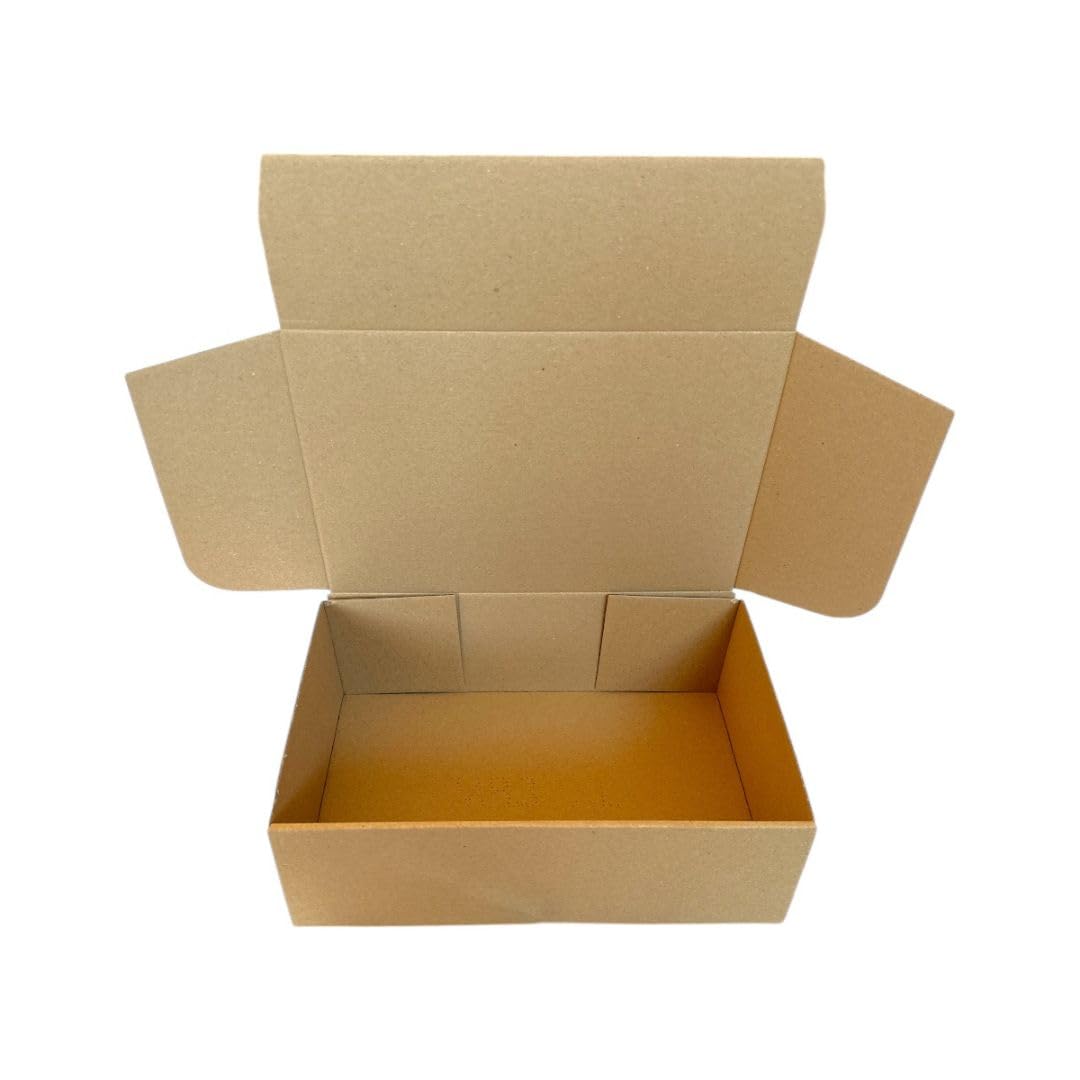 DHL Kleinpaket 240x160x80 mm – 200 Stück stabile Versandkartons aus Wellpappe, portooptimierte Faltschachtel, ideal für Bücher, Waren-Versand, Versandschachteln