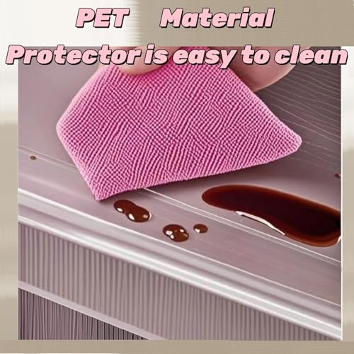 Image of Clear Edge Protector, 1.18in Width x16.4ft Length(3cmx5m) Self-Adhesive Table Edge Guard,Sharp Edge Wrap Cover Tape,Furniture Corner Protectors