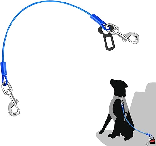 Petbobi Cinturón de seguridad para perro para automóvil, a prueba de mordidas, duradero, para mascotas pequeñas, medianas y grandes, arnés de