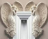 Engel Figuren Klein -- Größe: 11 x 4.5 x 16 CM, jedes Paket enthält ein Paar Engelsstatuen. Kleine und schöne Heilsengel, als Dekoration platziert, sehr bedeutungsvoll. Zum Reinigen von Staub mit einer weichen Bürste oder einem Tuch.