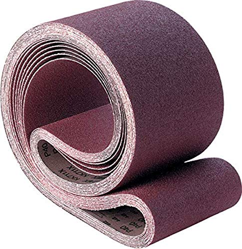 Courroies abrasives PFERD 49136 grain 80 en oxyde d'aluminium pour béquille 122x5,1 cm