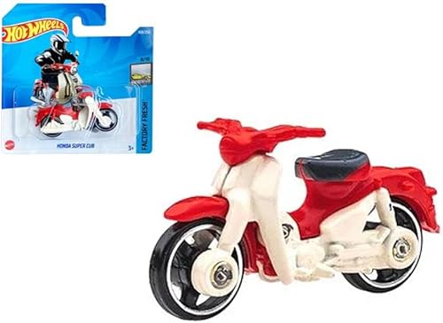 Miniatura 1 de Hot Wheels 2022 - Honda Super CUB - Blanco/Rojo - Factory Fresh 8/10