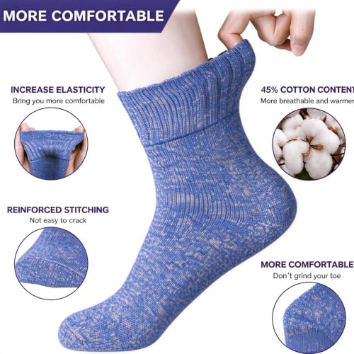 besky Women's Winter Wool-Blend Crew Socks - 4.99 w/ Code + 50% Off Code WWHCG8WY - image 3