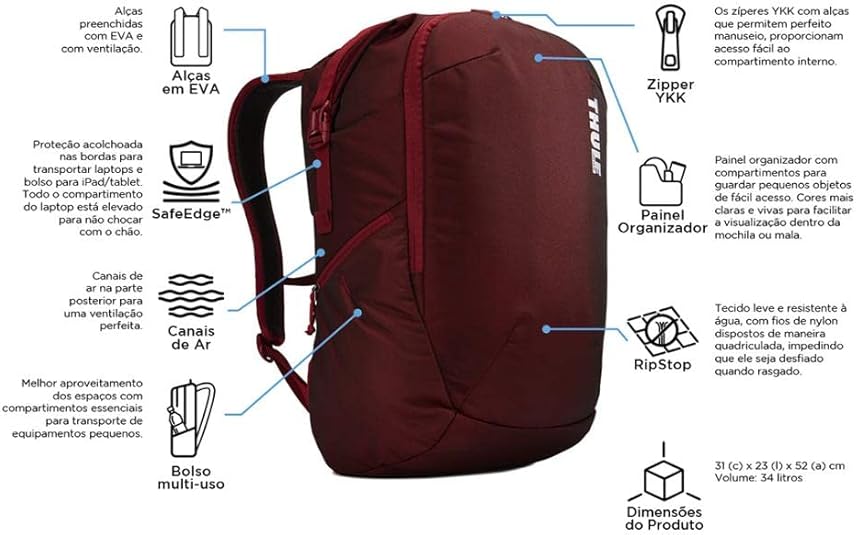 Amazon | [スーリー] リュック Subterra Travel Backpack 34L ノート