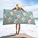 Cute Pigs Playing Guitar Printed Beach Towel Lightweight Swim Surfing Towels for Pool Travel Vacation 160x80cm