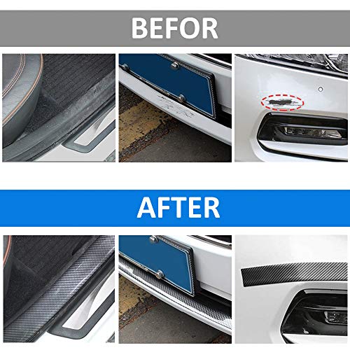 ETOPARS Protezione Paraurti Auto Fibra di Carbonio...