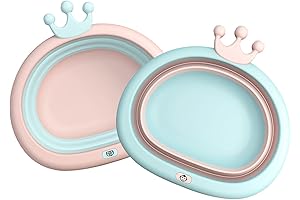 Collapsible Baby Wash Basin, Multipurpose Portable Basin for Home, Kitchen, Outdoor Travelling