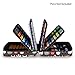 qianshan Pencil Case Holder Slot - Holds 260 Colored Pencils or 180 Gel Pens with Zipper Closure - Large Capacity Polyester Pen Organizer for Watercolor Pens or Markers - Perfect for Artist Brown cat