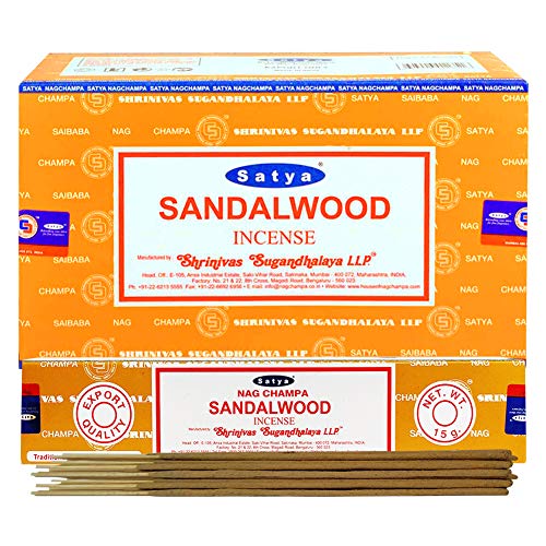Sandalwood Incense Sticks And Incense Stick Holder Bundle Insence Insense Satya Incense #TOP1
