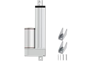 5.9" Stroke 220 lbs 0.47"/sec 12 Volt Electric Stroke Linear Actuator with Mounting Brackets