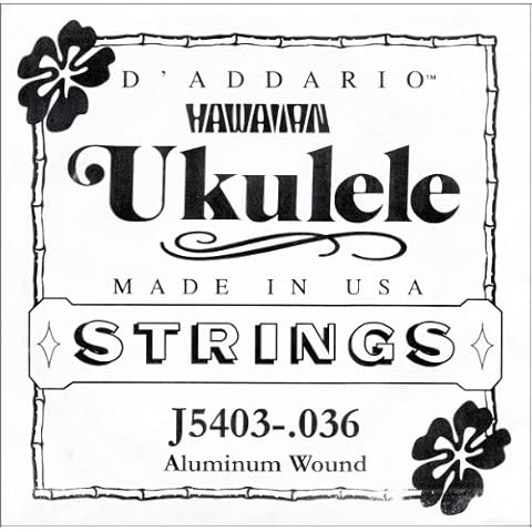 D'Addario J5403 Aluminium Wound Tenor Ukulele String Cover