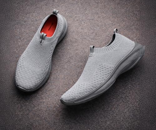 Image of Kraasa Trial Running Shoes with Lightweight Memory Insole | Breathable, Anti-Skid Knit Sneaker, Walking & Gym Shoes