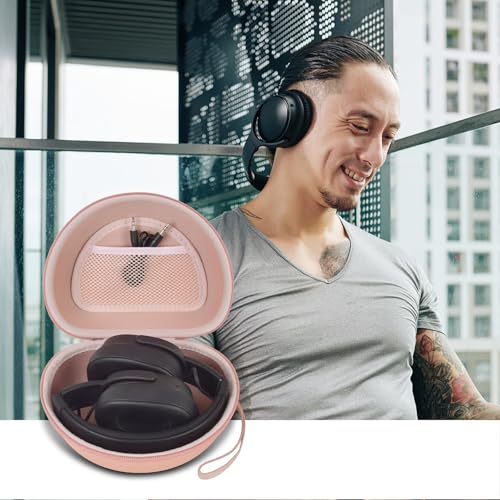 Headphone Case for Skullcandy Crusher/Hesh/Evo Wireless Over-Ear Bluetooth Earphones, for JLab JBuds Lux ANC, for TOZO HT3/HT2 Headphones and More Noise Cancelling Foldable Headset - Box Only (Pink) by casmilee - Image 6