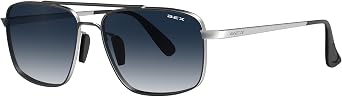 BEX Accel Sunglasses - Unisex Aviators with Polarized Lenses for High-speed Activities & Racing - Includes Case & Tools