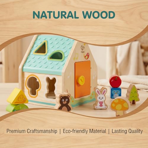 Image of Hape Critter House Shape Sorter