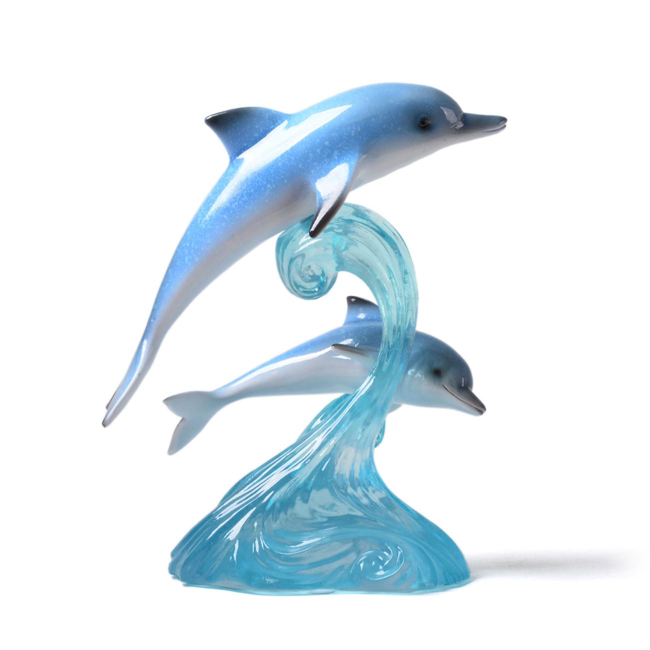 Amazon.com: HAUCOZE Dolphin Decor Figurine Ocean Statue Modern Art