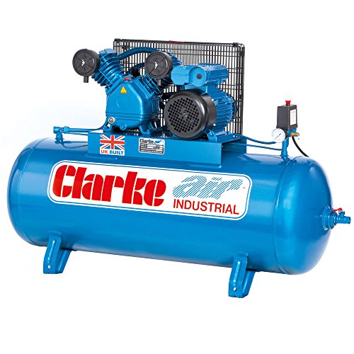 Latest Model Clarke Industrial Air Compressor XEV16 200 litre tank 3HP 14 CFM 2092274230 volt