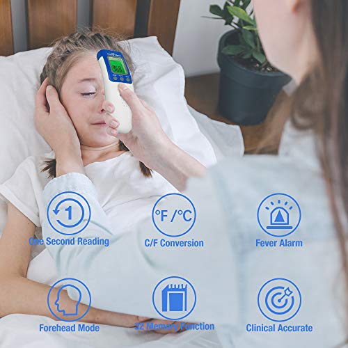 Image of Easy@Home 3 in 1 Non-Contact Infrared Forehead Thermometer for Baby Adult and Child, NCT-301 (Pack of 3)